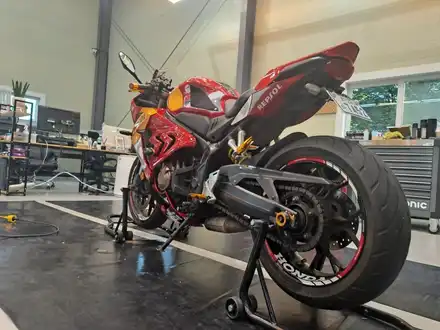 [양주,의정부 휠스티커] 혼다 CB650R, CBR650R 휠반사 스티커 작업 / 양주 백석읍 시공 사진