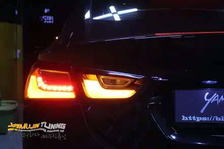 올뉴말리부 LTZ LED 테일램프 면발광라인 옐로우 무빙 튜닝(야무진튜닝) / 포천, 양주, 의정부, 동두천 시공 사진