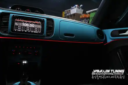 자동차 실내LED 튜닝 끝판왕!! 광섬유 엠비언트 라이트 풀컬러 RGB(야무진튜닝) / 포천, 양주, 의정부, 동두천 시공 사진