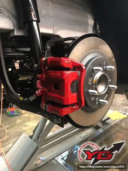 양산캘리퍼도색 i30N-line순정캘리퍼듀플리레드도색 YG디테일링멀티샵 / 경남 양산, 김해, 부산 시공 사진