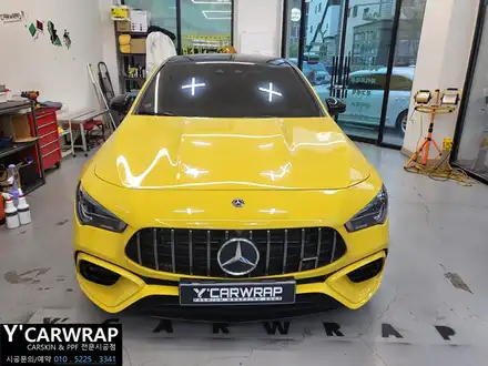 벤츠 CLA 45S AMG 자동차 PPF필름 시공 가격은?? :)  시공 받는 이유는 분명 하네요. / 화성 동탄치동천로 시공 사진