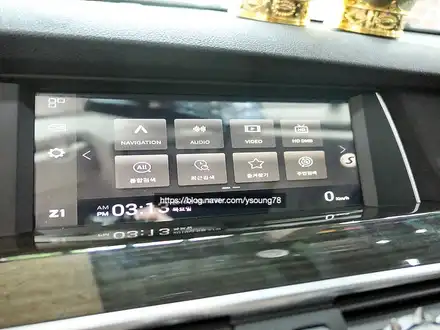 BMW 5GT 터치 내비게이션 앰비언트라이트 / 광주 남구 시공 사진