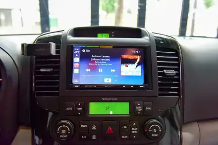 카니발 소니 안드로이드오토 SONY AX5500 업그레이드 / 광주 남구 시공 사진