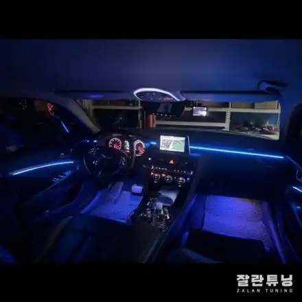 제네시스G70엠비언트 실내무드등으로 실내분위기를 내맘대로 연출 평택안성이천음성충주 / 경기 안성 시공 사진