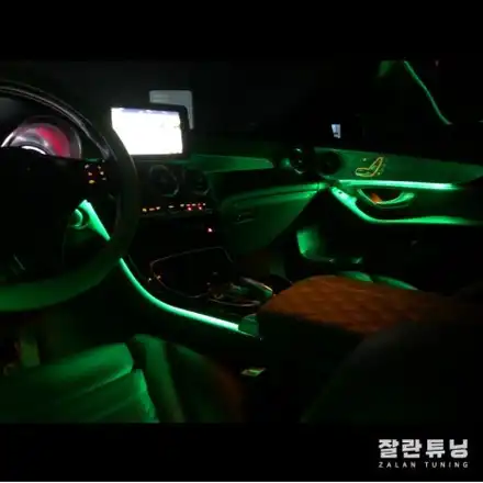 벤츠 GLC X253 엠비언트 다양한 색상과 광량 업그레이드 평택안성 잘란튜닝 / 경기 안성 시공 사진