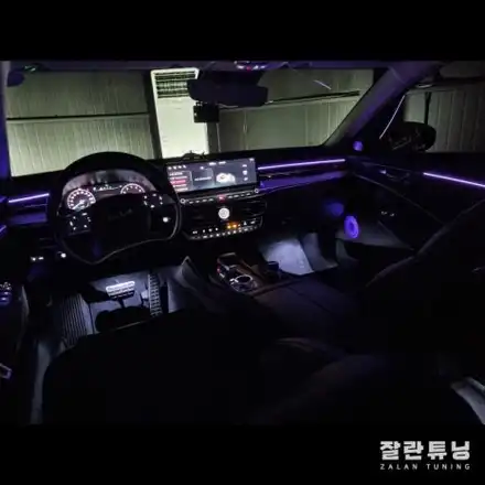 더뉴 K9엠비언트 순정엠비언트가 없는 차량도 마치 순정처럼 사용가능합니다 평택안성 엠비언트무드등 잘란튜닝 / 경기 안성 시공 사진