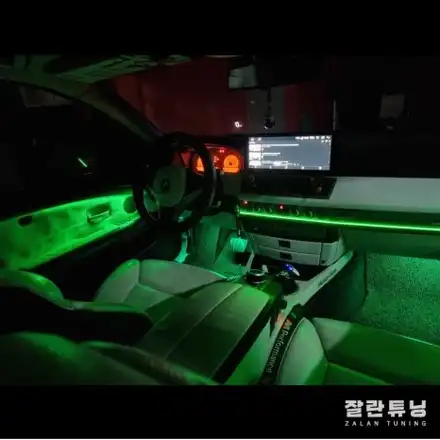 BMW 7시리즈 E65 광량업 엠비언트시공으로 실내도 더욱 고급스럽게 변신!! 평택안성 잘란튜닝 / 경기 안성 시공 사진