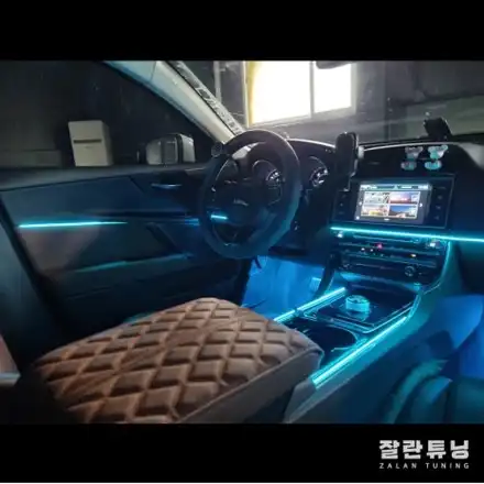 재규어XE 엠비언트로 실내분위기 얼마나 달라질수있을까? 평택안성엠비언트시공 잘란튜닝 / 경기 안성 시공 사진