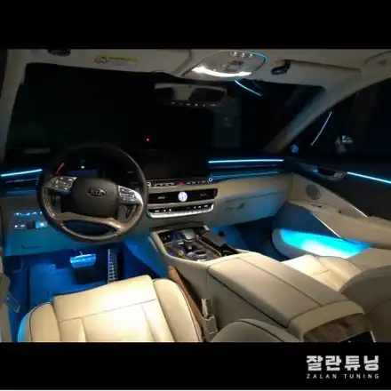 더K9 엠비언트로 화사하고 멋스럽게! 평택안성 실내무드등 잘란튜닝 / 경기 안성 시공 사진