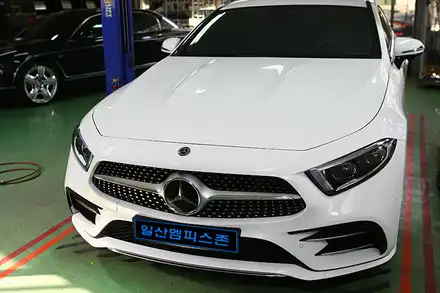[벤츠] CLS450 (C257) 캘리퍼도색 - 익스트림 옐로우 - 일산멤피스존 - 서울 경기 일산 파주 브레이크 캘리퍼도색 잘하는곳 비용 신형개조 컨버젼 / 파주 운정로 시공 사진
