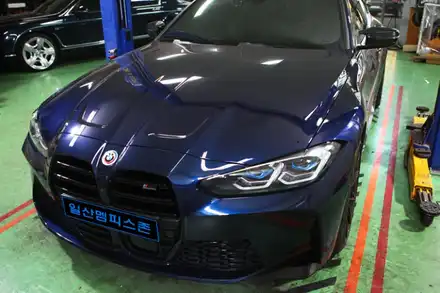 [BMW] M4(G82) 우레탄 캘리퍼도색 - 익스트림 옐로우 - 일산멤피스존 - 서울 경기 일산 파주 브레이크 캘리퍼도색 잘하는곳 비용 신형개조 컨버젼 / 파주 운정로 시공 사진