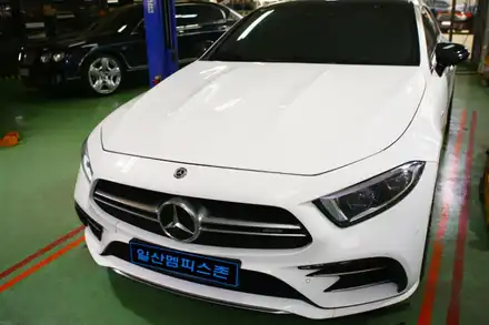 [벤츠] CLS400(C257) 우레탄 캘리퍼도색 - 익스트림 레드 - 일산멤피스존 - 서울 경기 일산 파주 운정 브레이크 캘리퍼도색 드레스업 튜닝 복원 잘하는곳 비용 / 파주 운정로 시공 사진