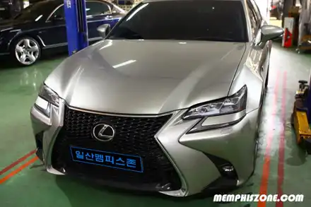 [렉서스] GS350 우레탄 캘리퍼도색 - 메탈릭 오렌지 - 일산멤피스존 - 서울 경기 일산 파주 운정 브레이크 캘리퍼도색 드레스업 튜닝 복원 잘하는곳 비용 / 파주 운정로 시공 사진