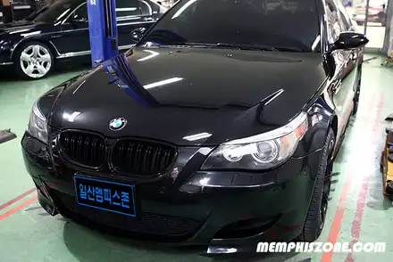 [BMW] M5(E60) 우레탄 캘리퍼도색 - 리얼 카퍼 - 일산멤피스존 - 서울 경기 일산 파주 브레이크 캘리퍼도색 드레스업 튜닝 복원 잘하는곳 / 파주 운정로 시공 사진