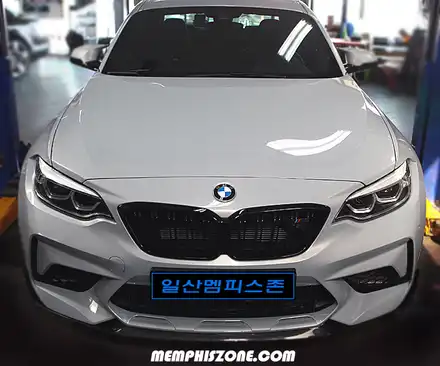 [BMW] M2 우레탄 캘리퍼도색 - 커스텀 그레이 - 일산멤피스존 - 서울 경기 일산 파주 브레이크 캘리퍼도색 드레스업 튜닝 복원 잘하는곳 / 파주 운정로 시공 사진