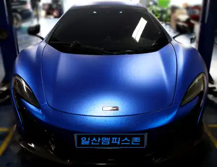 [맥라렌] 650S 우레탄 캘리퍼도색 - 메탈릭 라군 블루 - 일산멤피스존 - 서울 경기 일산 파주 브레이크 캘리퍼도색 드레스업 튜닝 복원 잘하는곳 / 파주 운정로 시공 사진