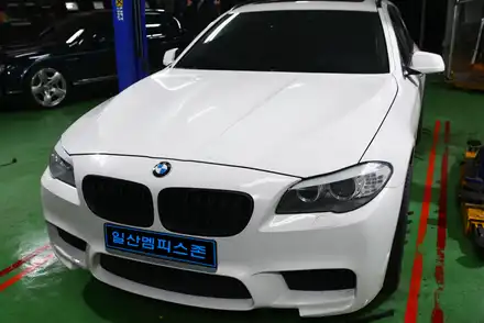 [BMW] 525d X-Drive(F10) 왜건 캘리퍼도색 - 일산멤피스존 - 일산 파주 운정 캘리퍼도색 잘하는곳&비용 / 파주 운정로 시공 사진