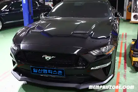 [포드] 머스탱GT 브레이크 캘리퍼도색 - 일산멤피스존 - 일산 파주 운정 캘리퍼도색 잘하는곳&가격 드레스업 튜닝 / 파주 운정로 시공 사진