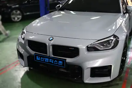 [BMW] M2 (G87) 캘리퍼도색 - 일산멤피스존 드레스업 튜닝 - 일산 파주 운정 캘리퍼도색 잘하는곳&가격 비용 / 파주 운정로 시공 사진