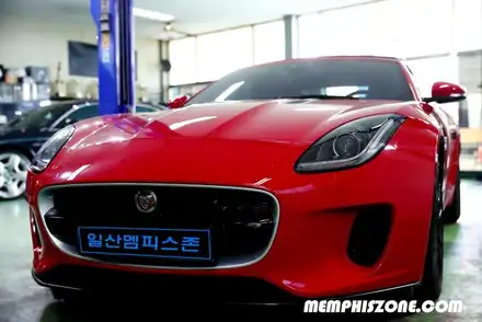 [재규어] F-타입 캘리퍼도색 (복원/재작업) - 익스트림 옐로우 - 일산 멤피스존 파주 운정 드레스업 튜닝 수입차 슈퍼카 전문 / 경기 파주 시공 사진