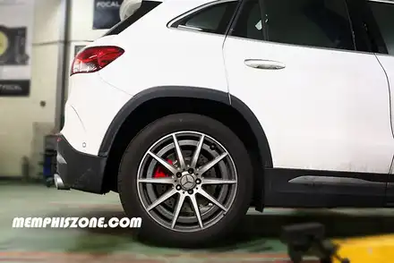[벤츠] AMG GLA45 캘리퍼도색 - 일산멤피스존 운정 파주 캘리퍼도색 잘하는곳 가격&비용 드레스업 튜닝 / 파주 운정로 시공 사진