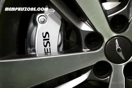 [제네시스] GV80 브레이크 캘리퍼도색 - 퓨어 실버(메탈릭) - 일산 멤피스존 파주 캘리퍼도색 잘하는곳  드레스업 튜닝 / 경기 파주 시공 사진