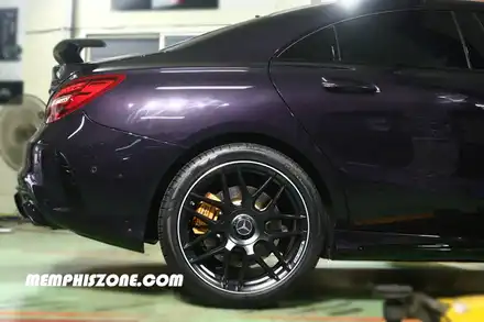[벤츠] AMG CLA45 브레이크 캘리퍼도색 - 세라믹 오렌지 - 일산 멤피스존 드레스업 튜닝 / 경기 파주 시공 사진