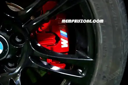 [BMW] 520d (F10) 캘리퍼도색 - 일산 멤피스존 - 익스트림 레드 수입차 전문 드레스업 캘리퍼도색 비용 파주 운정 튜닝 / 경기 파주 시공 사진