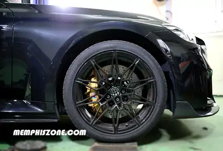 [BMW] M2 (G87) 브레이크 캘리퍼도색 - 커스텀 골드 - 일산 멤피스존 드레스업 튜닝 - 캘리퍼도색 비용 잘하는곳 / 경기 파주 시공 사진