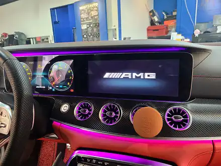 벤츠 AMG GT 계기판 송풍구 엠비언트 누락 채워 넣기 / 대구 구미 시공 사진