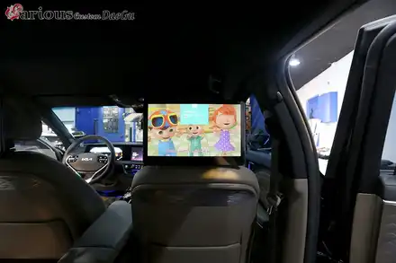 대구 기아 K8 안드로이드 리어 모니터로 럭셔리하게~ / 대구 구미 시공 사진