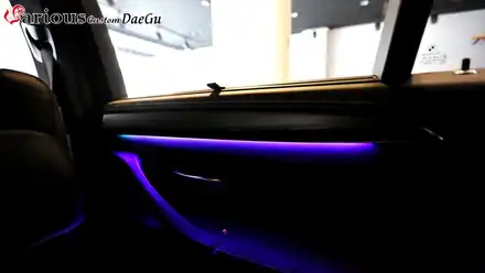 [BMW M5 30주년] 국내 최초! 풀 가변 엠비언트라이트 시공 / 대구 구미 시공 사진
