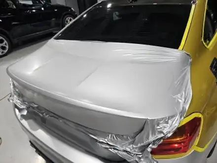 [랩플래닛]BMW M4 에이버리 사틴실버메탈릭 전체랩핑 김포랩핑 / 김포시 마산동 시공 사진
