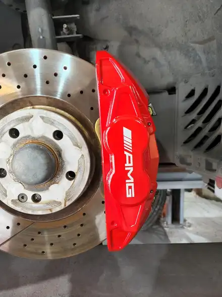 광주 북구 / 캘리퍼도색 / 벤츠 / A-클래스 a45 amg 시공 사진