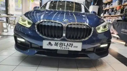 BMW X1 [F30] 데이라이트 엔젤아이 황변 수리 / 천안시 서북구 시공 사진
