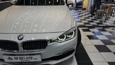 BMW 3시리즈 (F30) 운전석 헤드라이트 투명커버 교체 / 천안시 서북구 시공 사진