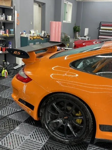 서울래핑 포르쉐(997)911 GT3 RS PPF 전체투명 PPF 소장용 도장면 보로를 위해 깔끔하게 시공해 드렸습니다. / 광진, 건대, 뚝섬