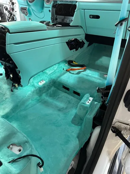 지바겐 실내 전체 티파니 염색 가죽교체 / 광진, 건대, 뚝섬