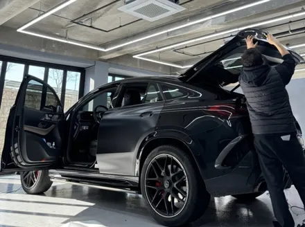 [전체 랩핑] 벤츠 GLE 63 AMG 에이버리 사틴블랙 / 광진, 건대, 뚝섬