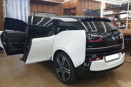 울산썬팅 ,  BMW i3 썬팅 재시공 [ 루시드커스텀 ]