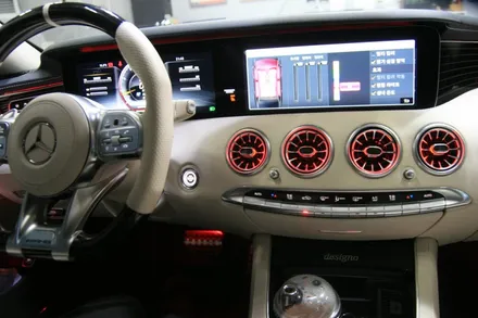 울산 벤츠 S클래스 63AMG 쿠페 송풍구 엠비언트 [ 루시드커스텀 ]