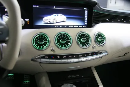울산 벤츠 S클래스 63AMG 쿠페 송풍구 엠비언트 [ 루시드커스텀 ]
