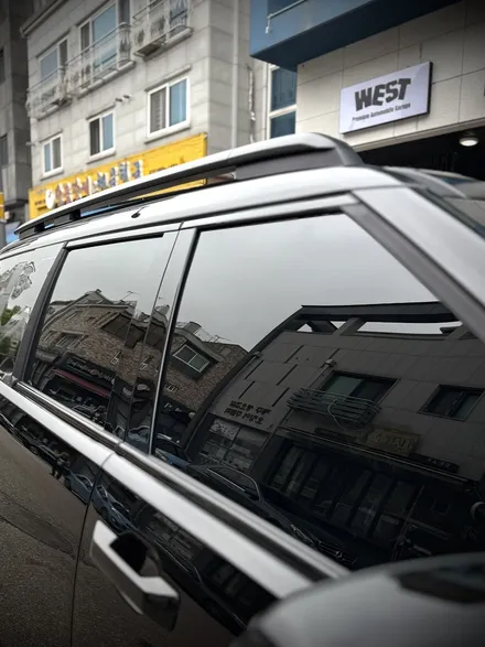 현대 싼타페 블랙잉크 + 솔라가드 제니스ir 비크블랙 컬러 조합! 말이 필요 있나? 썬팅 필름 추천! (청라 루원시티 검단 지역)