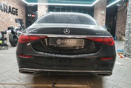 벤츠 S500 전체 크롬죽이기로 올블랙 으로 바뀐 S클래스 포스 느껴보기 / 경기 화성