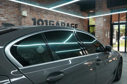 BMW5시리즈 윈도우몰딩 크롬죽이기 시공 / 경기 화성