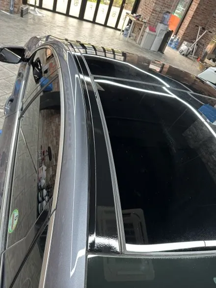 [동탄, 화성] 제네시스 G80 변색되어버린 필러, 루프 부분 랩핑 / 경기 화성
