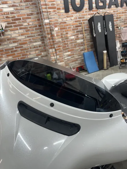 용인 할리데이비슨 스트리트글라이드 신차출고후 바로 랩핑으로 옷입히기 / 경기 화성