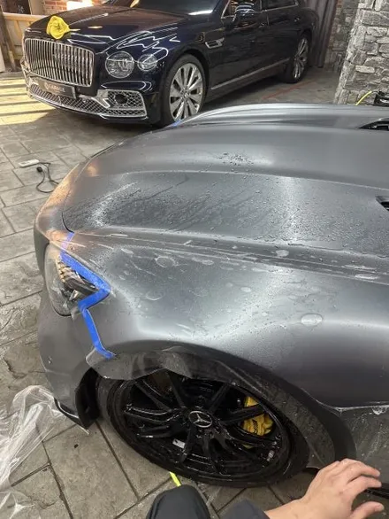 동탄 오산 랩핑 벤츠 AMG GT R 전체 PPF 시공 / 프리미엄 자동차 랩핑 라이트필름 신차 생활보호필름 잘하는곳은 101게라지! / 경기 화성