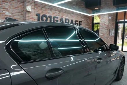 BMW5시리즈 윈도우몰딩 크롬죽이기 시공 / 경기 화성