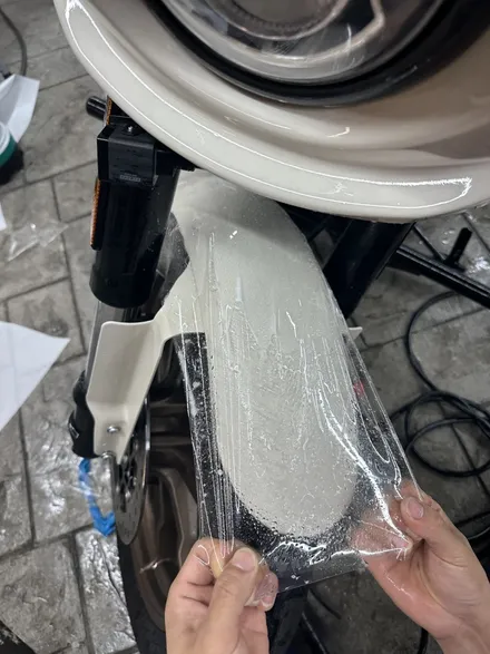 [동탄,용인] 아이보리색 로우라이더ST 전체PPF 한장으로 깔끔하게 시공 하였습니다 / 경기 화성